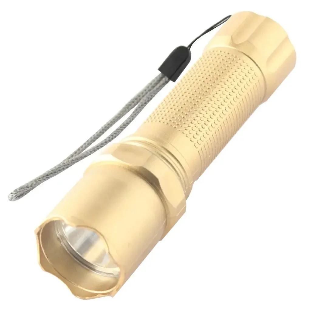 Лампа ліхтар Quantum Minik gold 3W LED with USB 40шт/уп (QM-FL1044-B)