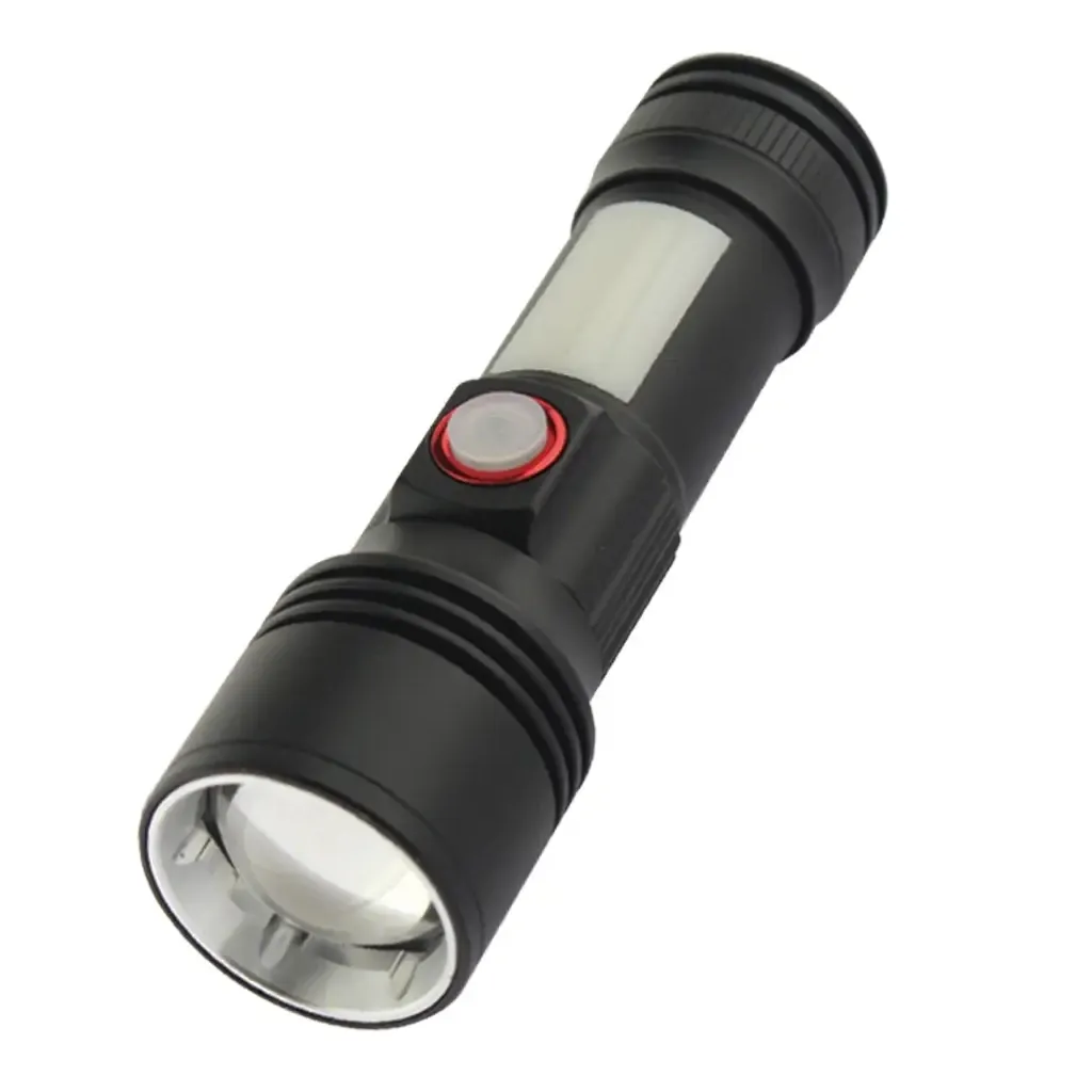 Лампа ліхтар Quantum Adept 10W LED zoom + COB with USB (QM-FL1031)