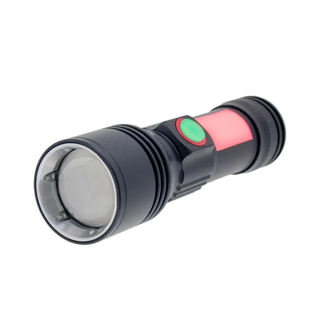 Лампа ліхтар Quantum Adept 10W LED zoom + COB with USB+ Li-ion18650/2600mAh (QM-FL1031-18650/2600)