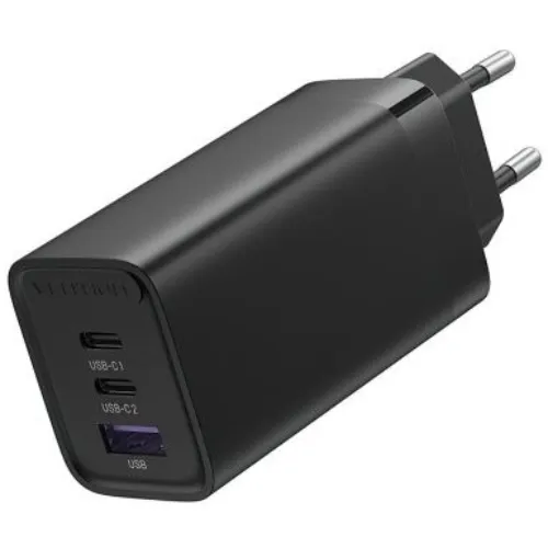 Зарядний пристрій Vention Adapter USB-C GaN Fast Charging PD QC4+ 65 W FED Black (FEDB0-EU)