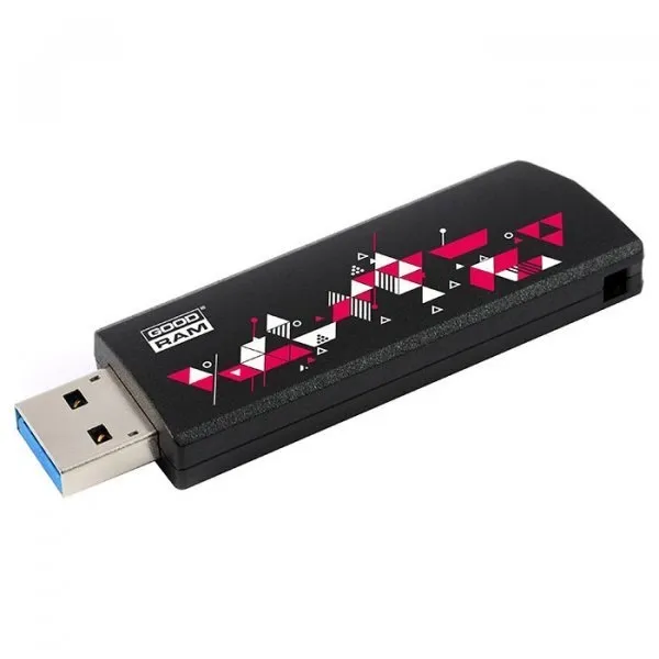 Флеш пам'ять USB Goodram 64Gb UCL3 Click Black USB 3.0 (UCL3-0640K0R11) Уцінка