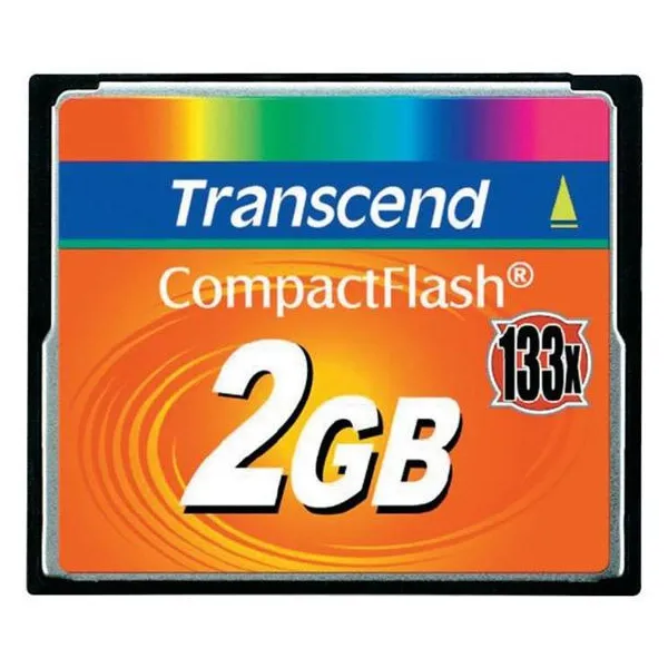 Карта пам'яті Transcend 2Gb Compact Flash 133x (TS2GCF133) Уцінка