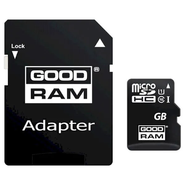 Карта пам'яті Goodram MicroSDXC  64GB UHS-I Class 10 Goodram + SD-adapter (M1AA-0640R12) Уцінка