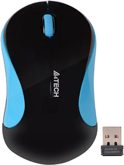 Мышка A4Tech G3-270N Black+Blue