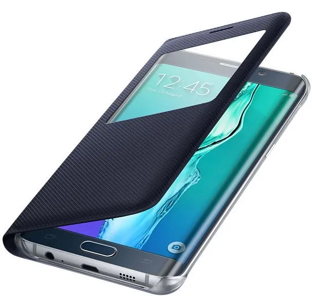 Чехол-книжка Samsung S View Cover for S6 Edge Plus (G928) Black (EF-CG928PBEGRU)