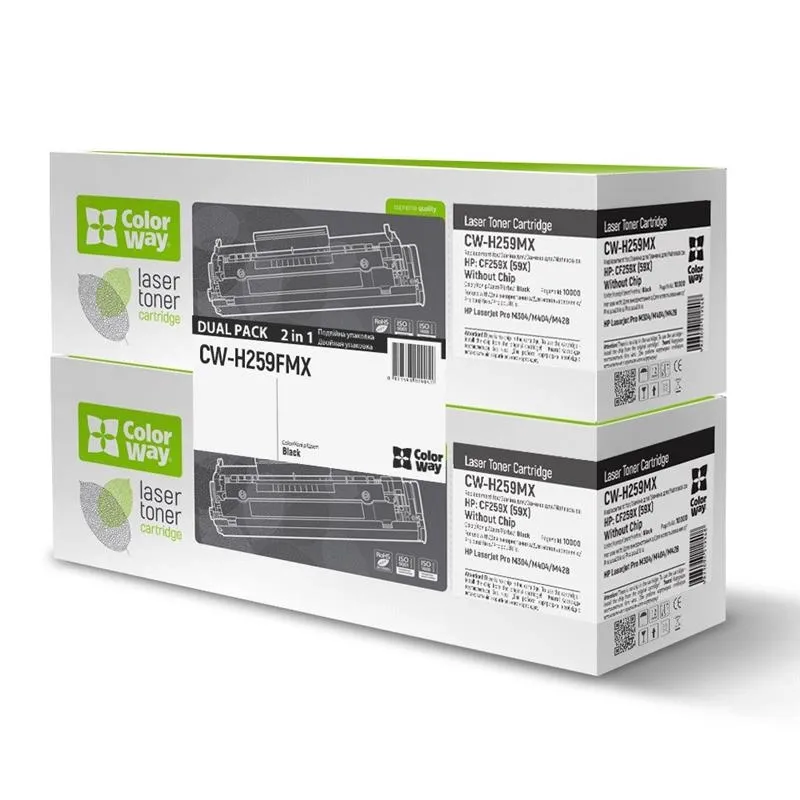 Картридж CW (CW-H259FMX) HP LJ Pro M304/404/MFP428 (CF259X) Dual Pack без чипа