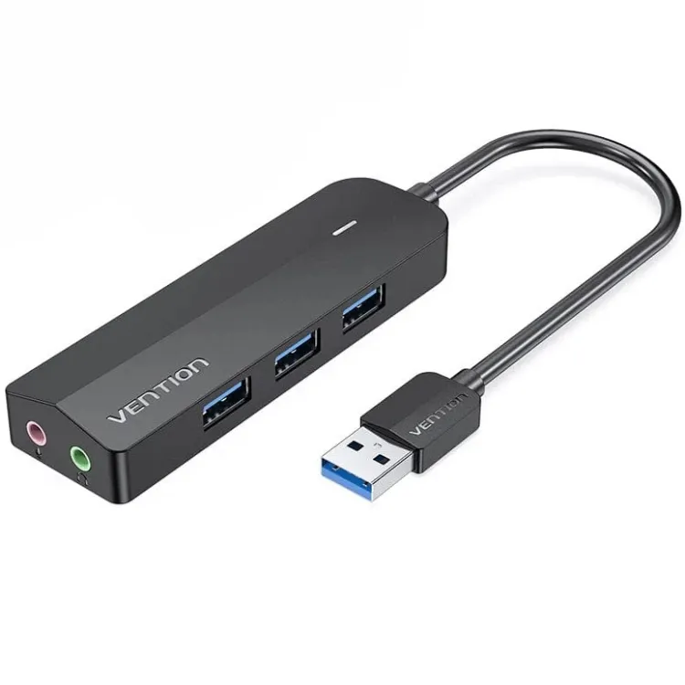 Док-станция Vention USB 3.0 4хUSB 3.0/2хTRS Audio/USB Micro 1.0 м (CHIBF)