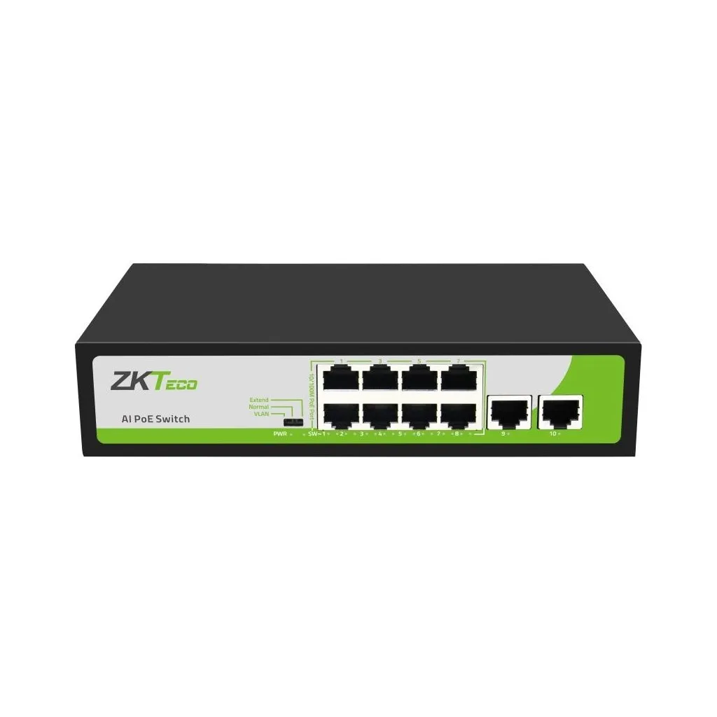 Коммутатор ZKTeco ZK-PoE82N-120W