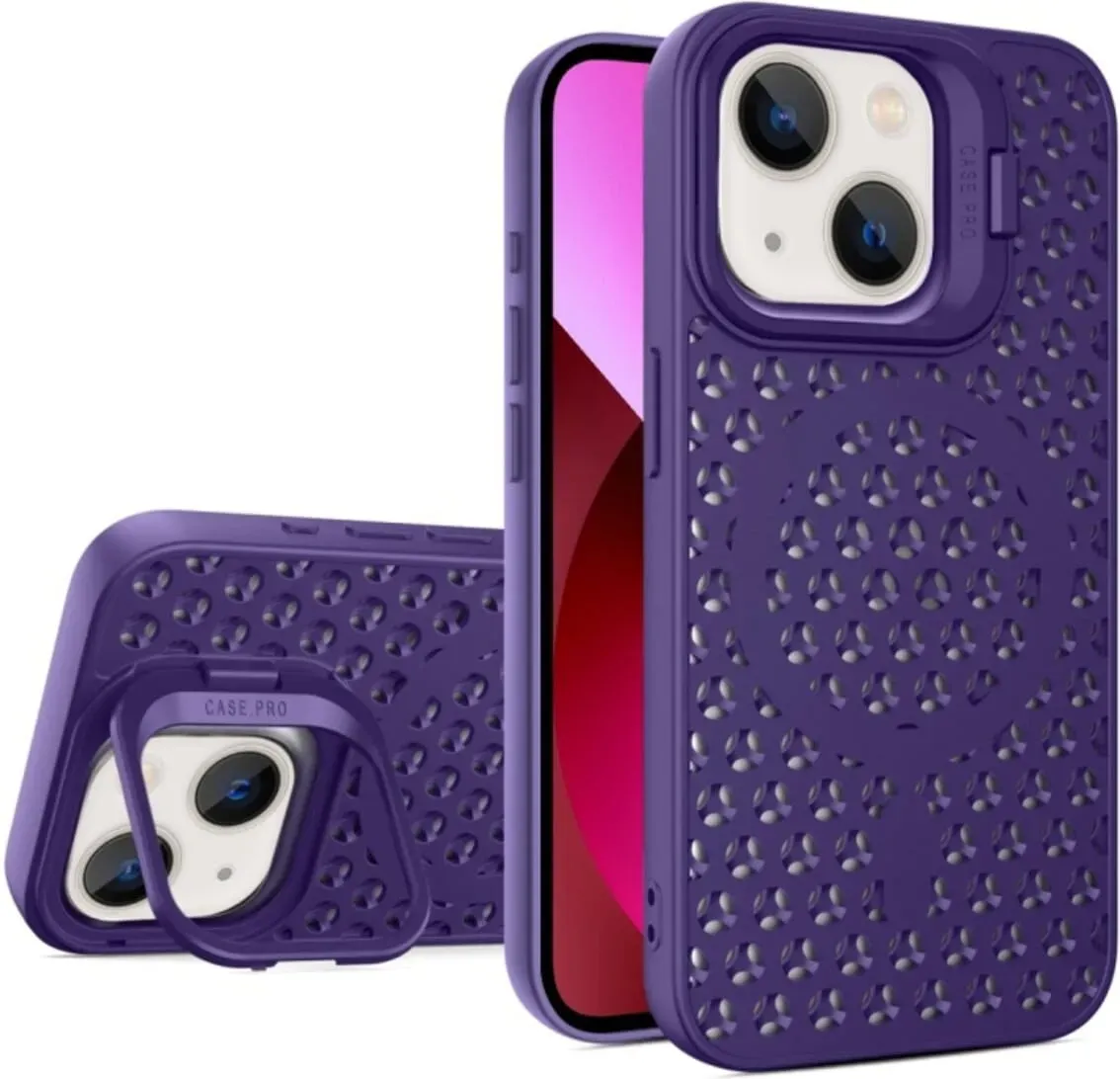 Чехол-накладка Cosmic Grater Stand for Apple iPhone 13 Purple