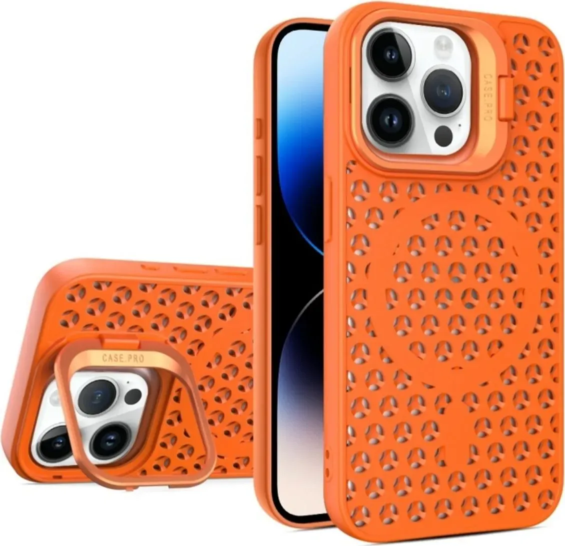 Чехол-накладка Cosmic Grater Stand for Apple iPhone 14 Pro Orange