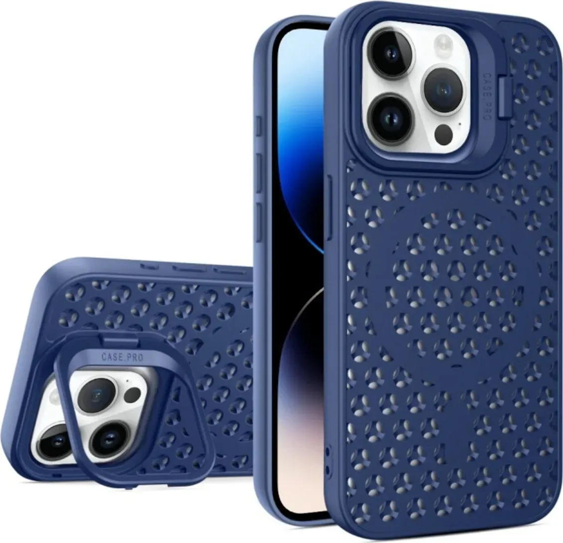 Чехол-накладка Cosmic Grater Stand for Apple iPhone 14 Pro Max Blue