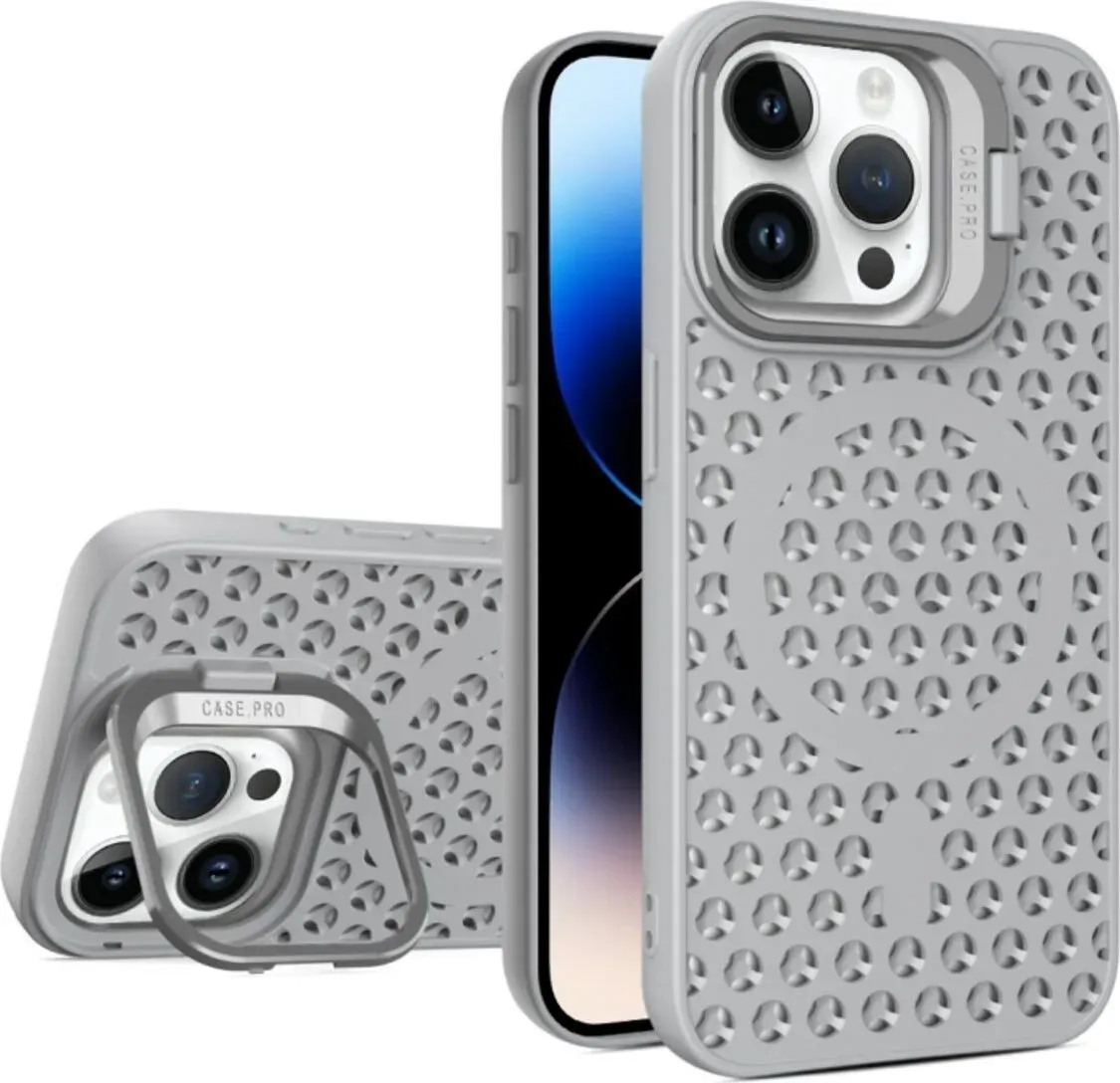 Чехол-накладка Cosmic Grater Stand for Apple iPhone 14 Pro Grey