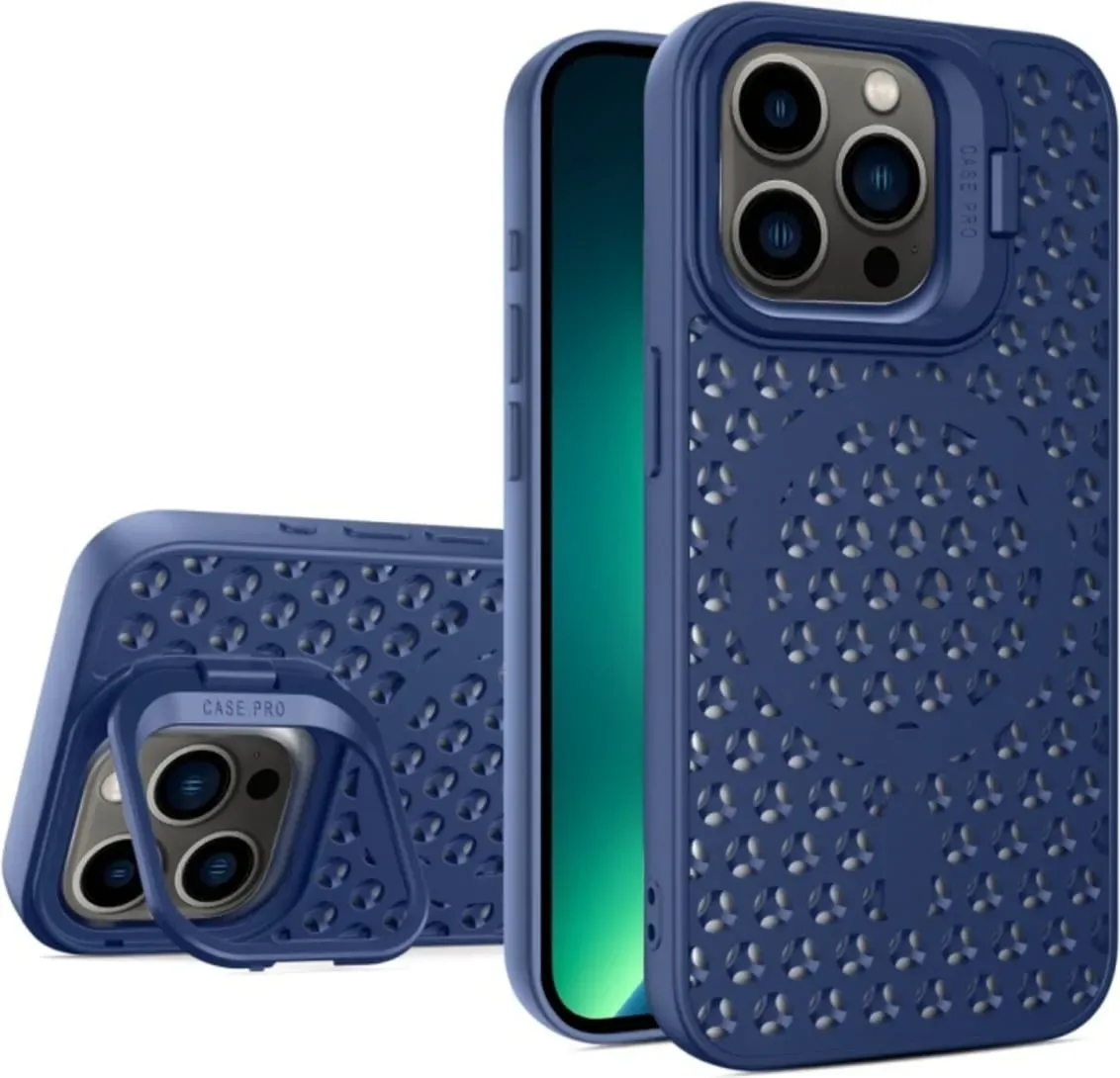 Чехол-накладка Cosmic Grater Stand for Apple iPhone 13 Pro Max Blue