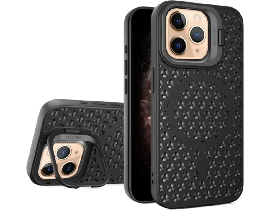 Чехол-накладка Cosmic Grater Stand for Apple iPhone 11 Pro Max Black