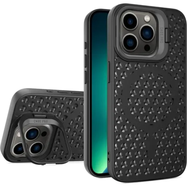 Чехол-накладка Cosmic Grater Stand for Apple iPhone 13 Pro Black