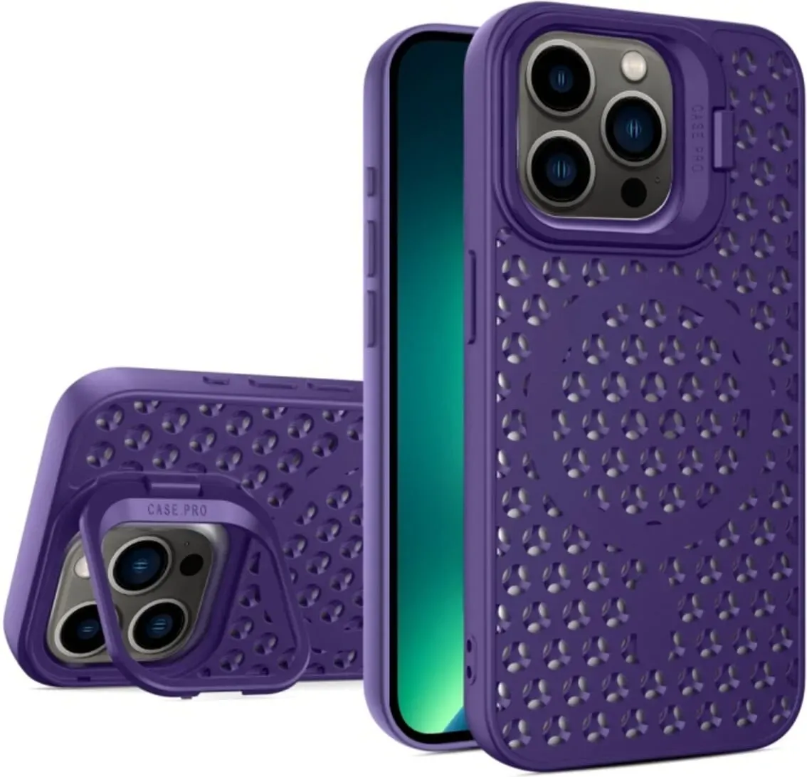 Чохол-накладка Cosmic Grater Stand for Apple iPhone 13 Pro Max Purple