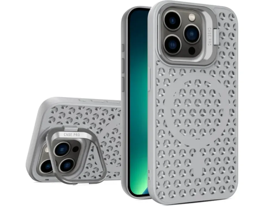 Чохол-накладка Cosmic Grater Stand for Apple iPhone 13 Pro Max Grey