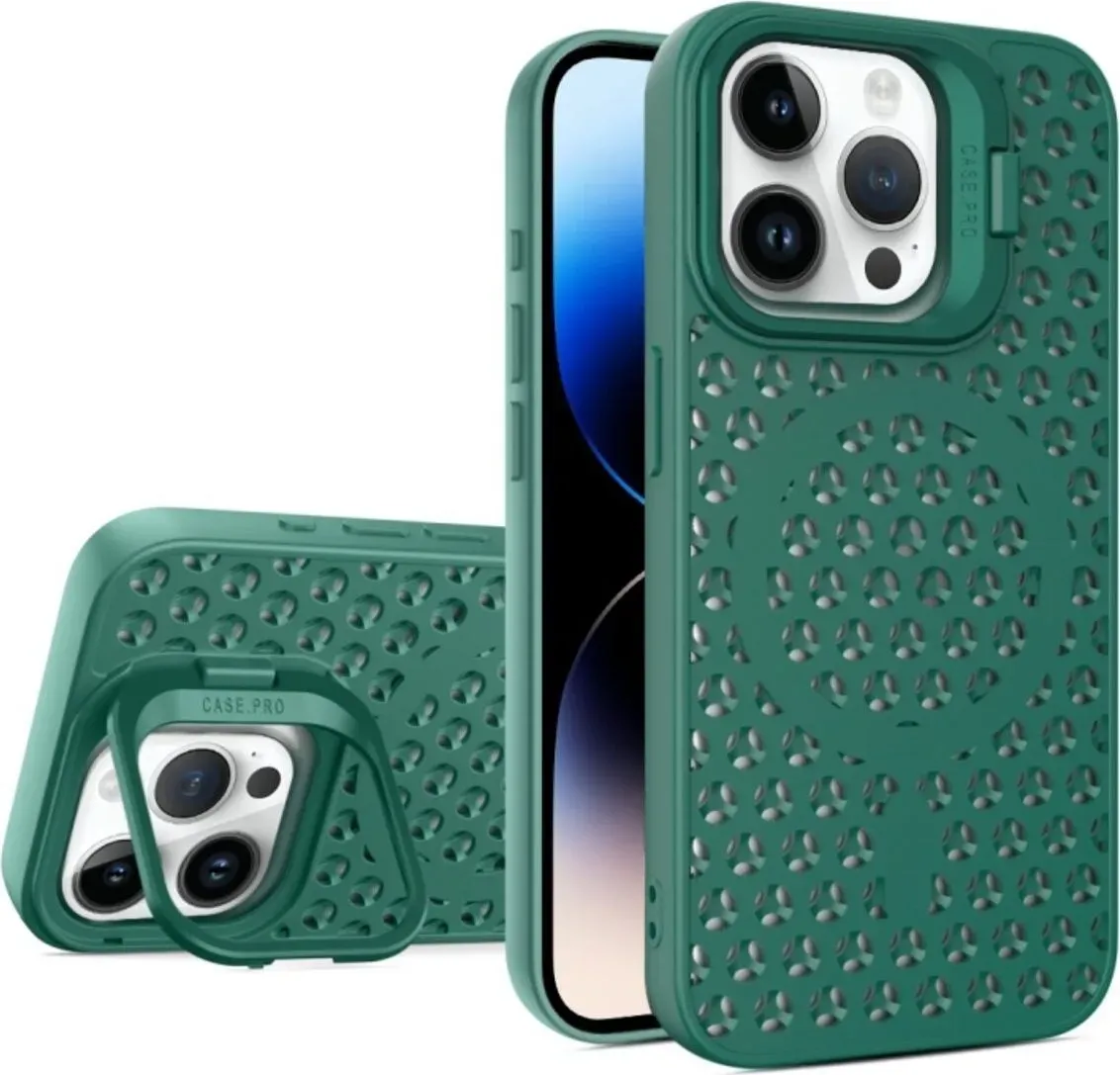 Чехол-накладка Cosmic Grater Stand for Apple iPhone 14 Pro Dark Green