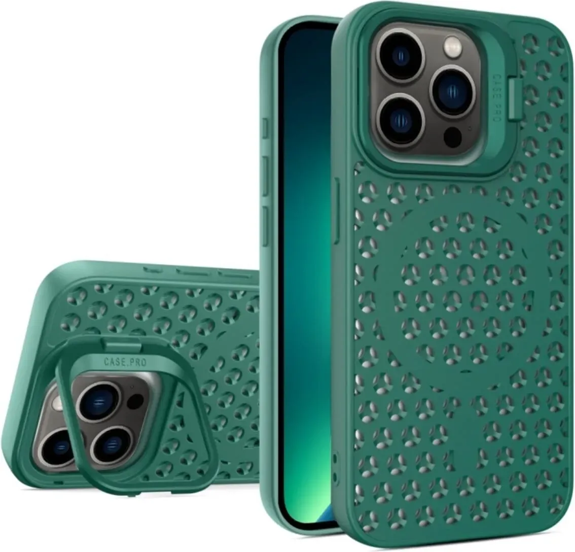 Чохол-накладка Cosmic Grater Stand for Apple iPhone 13 Pro Max Dark Green