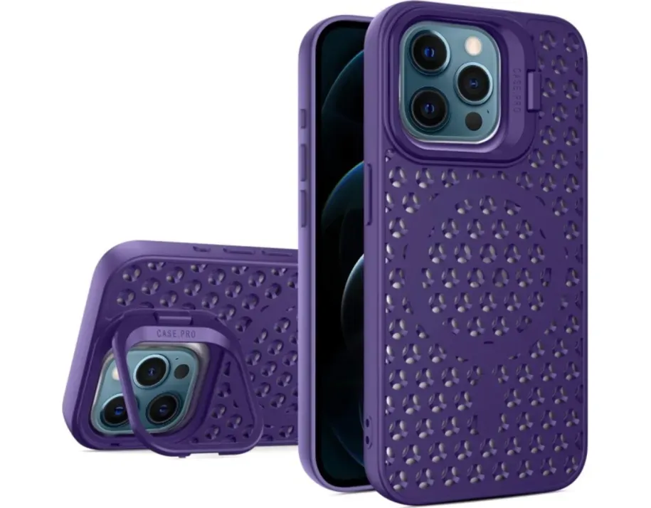 Чехол-накладка Cosmic Grater Stand for Apple iPhone 12 Pro Max Purple