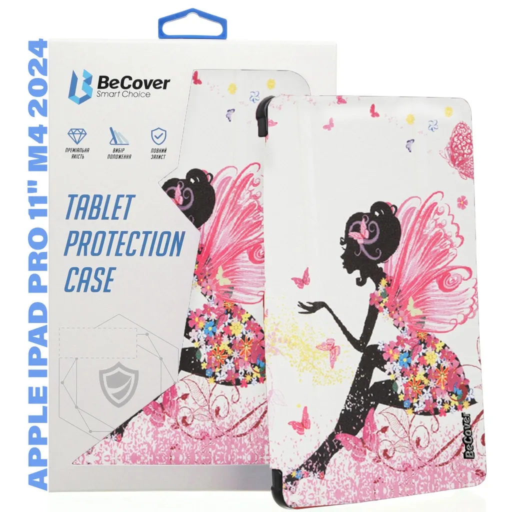 Обложка BeCover Smart Case Apple iPad Pro 11" M4 2024 Fairy (711634)