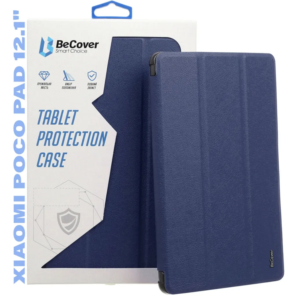 Обложка BeCover Flexible TPU Mate Xiaomi Poco Pad 12.1" Deep Blue (711583)