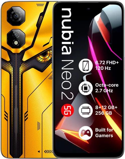 Смартфон ZTE Nubia NEO 2 5G 8/256GB Yellow (1066112)