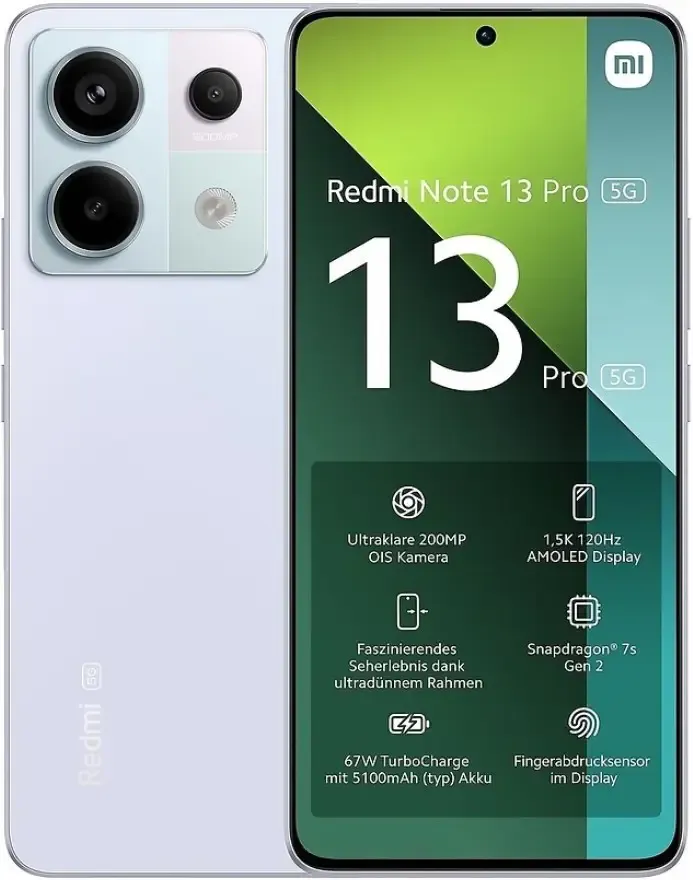 Смартфон Xiaomi Redmi Note 13 Pro 5G 12/512GB Aurora Purple