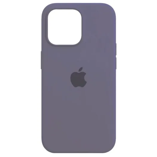 Чехол-накладка Apple Sillicon Case Copy for iPhone 15 Pro Lavander Grey