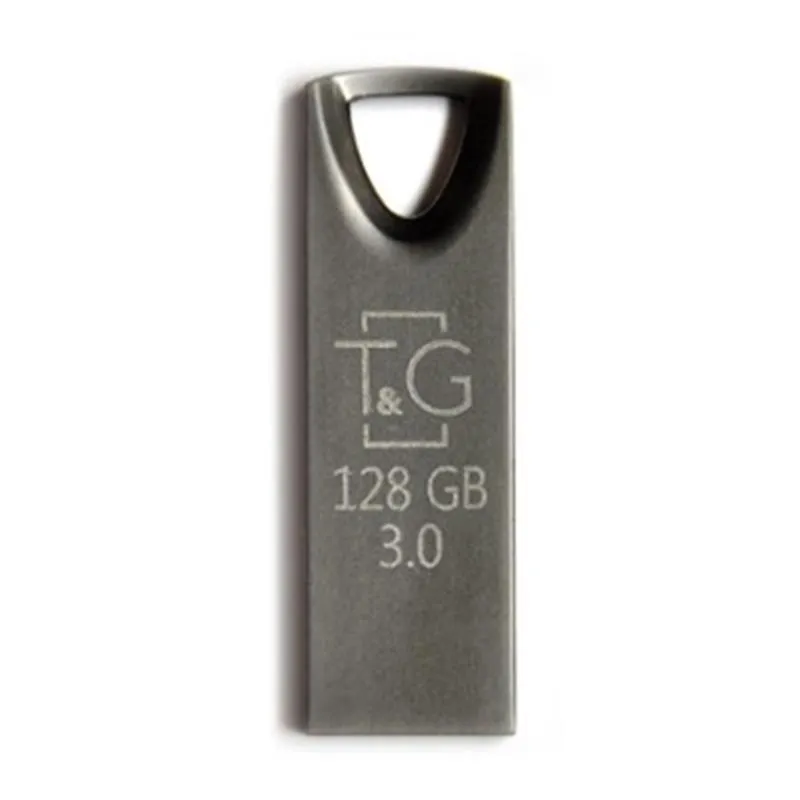 Флеш пам'ять USB T&G 128GB 117 Metal Series USB3.0 Black (TG117BK-128G3)