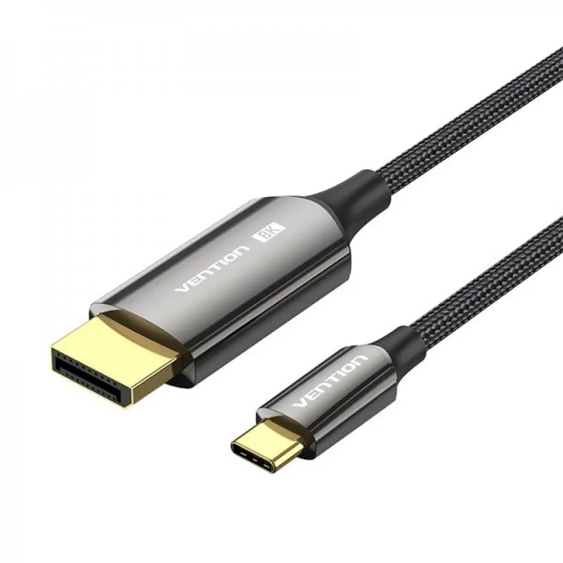 Кабель  Vention USB Type-C - DisplayPort (M/M) 1m Black (CRFBF)