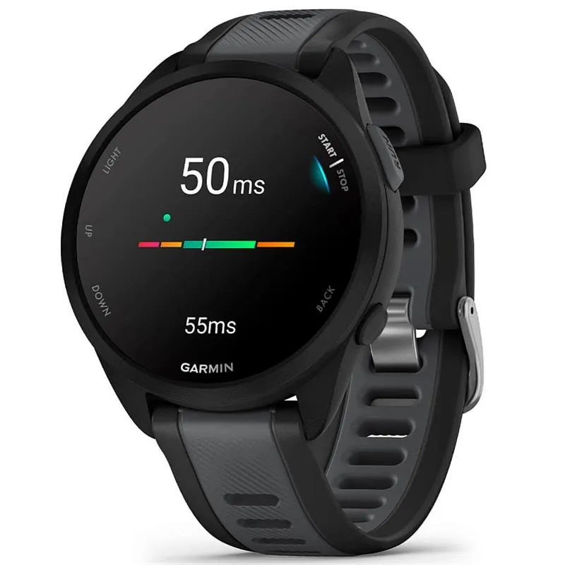 Смарт-годинник Garmin Forerunner 165 Black/Slate Gray (010-02863-A0)