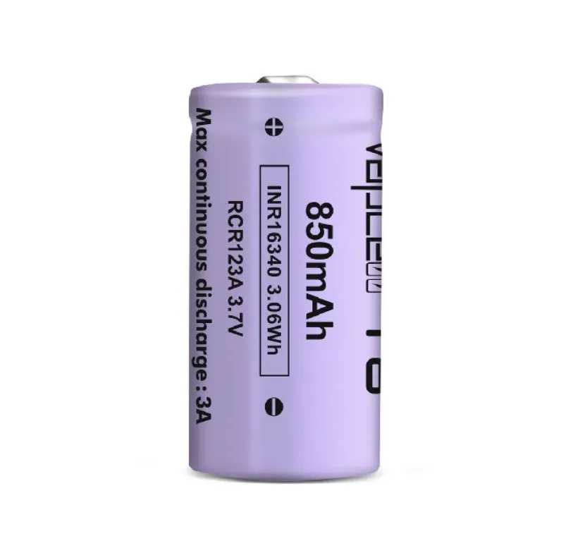 Батарейка Vapcell CR123A/16340 850mAh 1шт