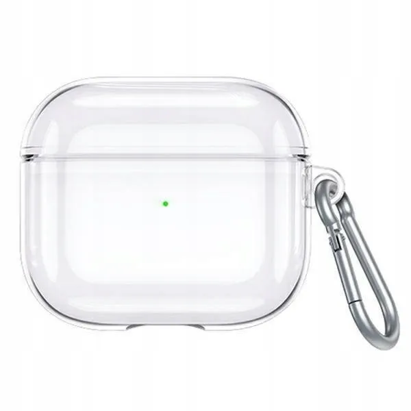 Аксесуар для навушників Usams US-BH740 Silicon for Apple AirPods 3 Transparent (BH740AP01)