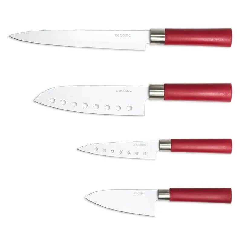 Ніж Cecotec 4 Santoku Ceramic-Coated Kit CCTC-01003 (8435484010030)