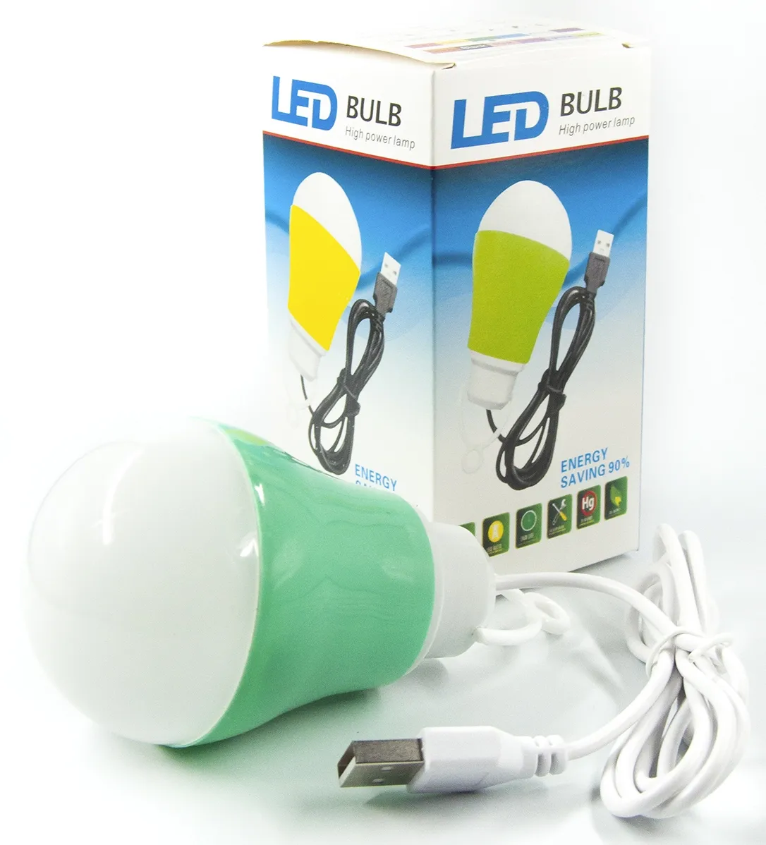 Лампа ліхтар Dengos LED-BULB-5V5W-GREEN