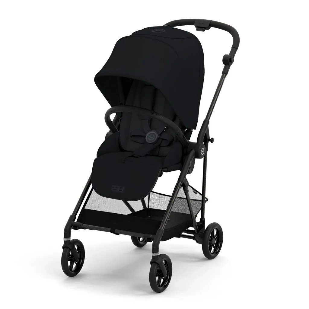 Коляска Cybex Melio Carbon Moon Black (522002639)