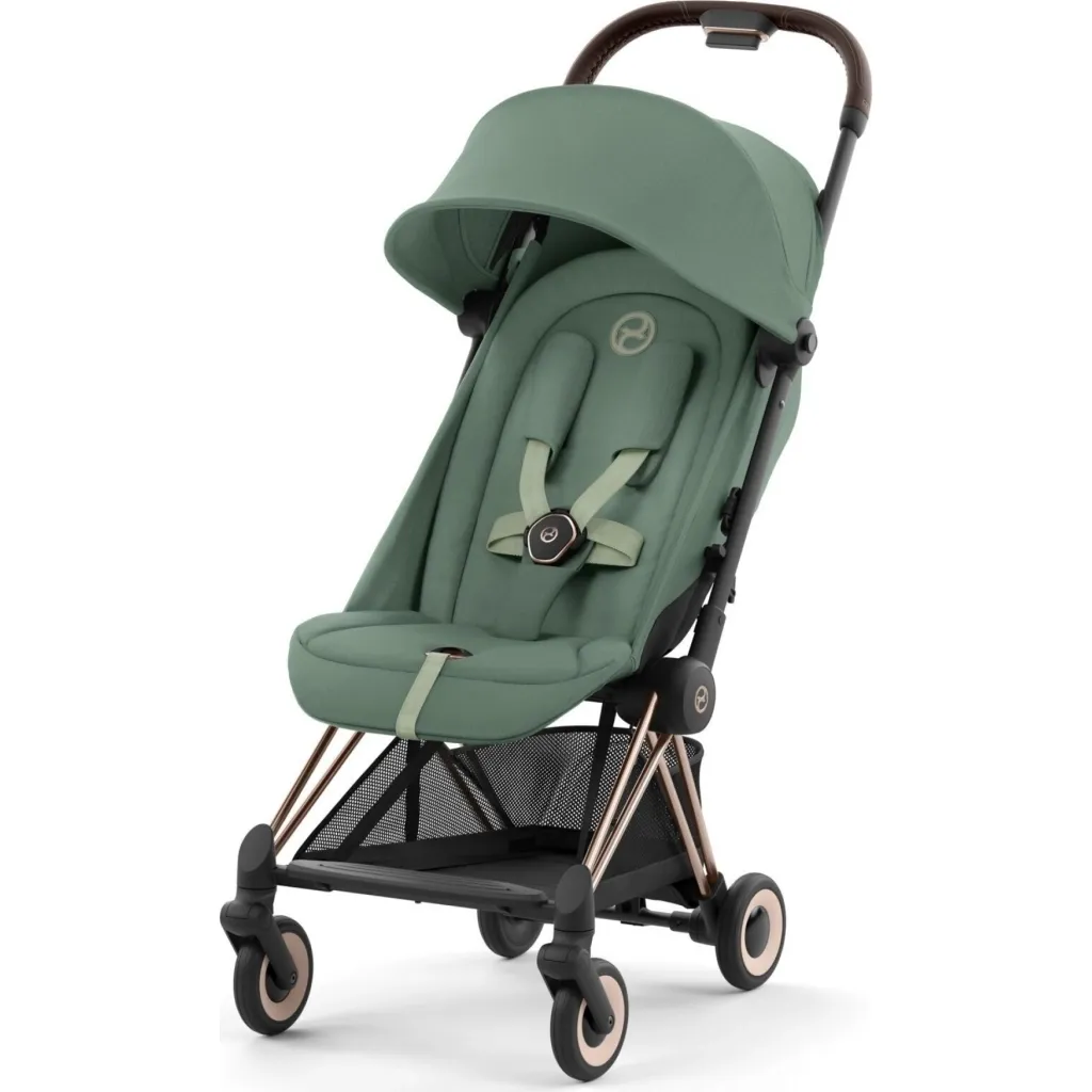 Коляска Cybex Coya Rosegold Leaf Green (522004285)