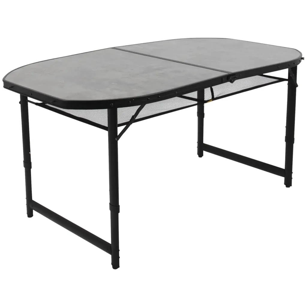 Складані меблі Bo-Camp Northgate Oval 150x80 cm Black/Grey (1404188)