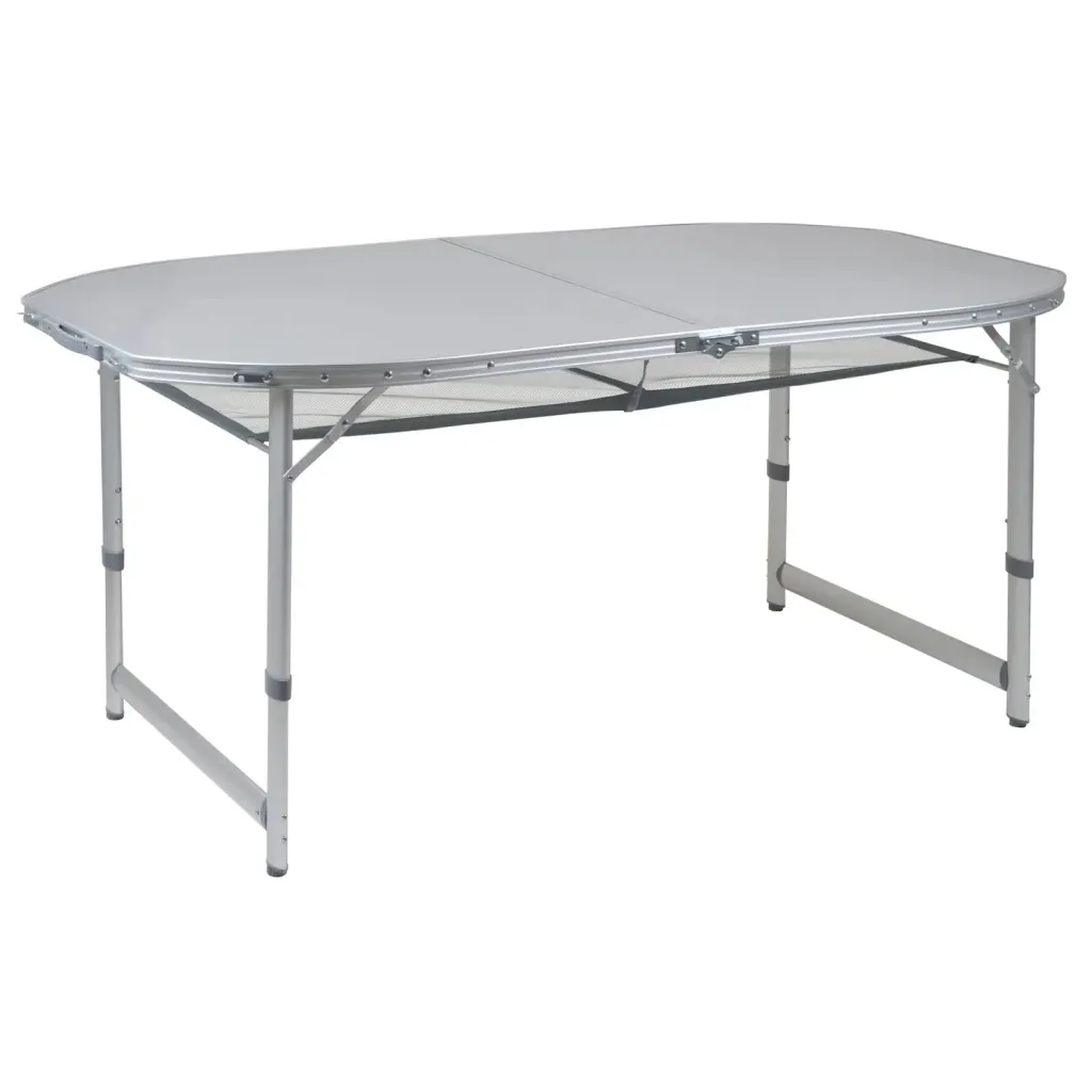 Складная мебель Bo-Camp Premium Oval 150x80 cm Grey (1404405)