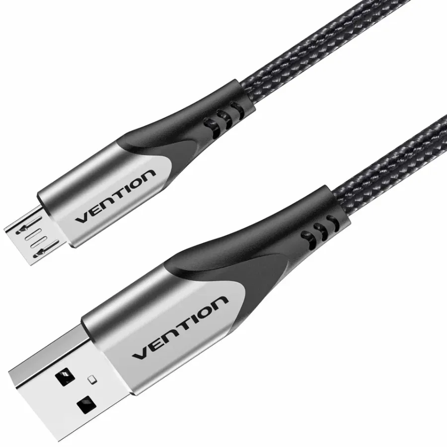 Кабель USB Vention USB2.0 AM-Micro BM 0.25 м 3.0A (18W) PVC (COAHC)