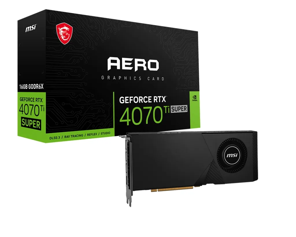 Видеокарта MSI GeForce RTX 4070 Ti SUPER 16G AERO