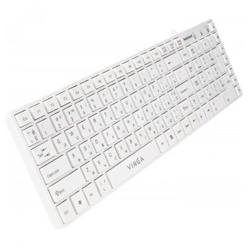 Клавіатура Vinga KB820 White