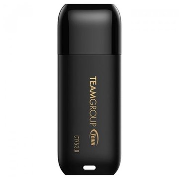 Флеш память USB Team C175 64GB Pearl Black (TC175364GB01)
