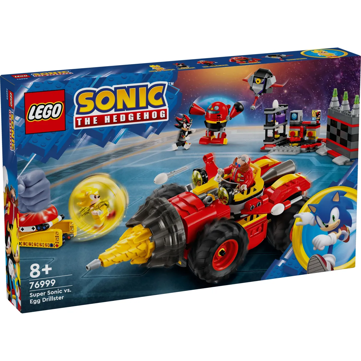 Конструктор LEGO LEGO Sonic the Hedgehog Супер Соник против Яйца-бурильщика