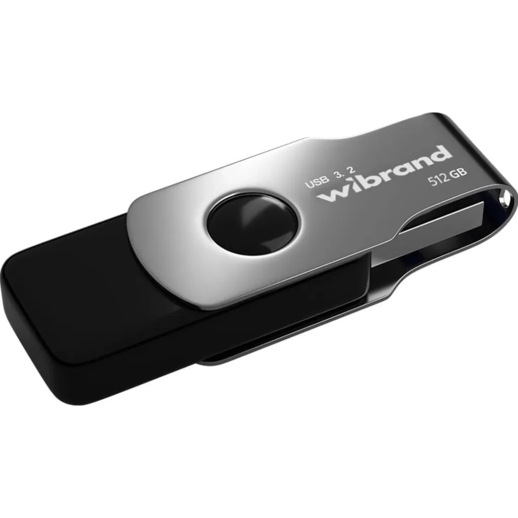 Флеш память USB Wibrand 512GB USB 3.2 Lizard Black (WI3.2/LI512P9B)