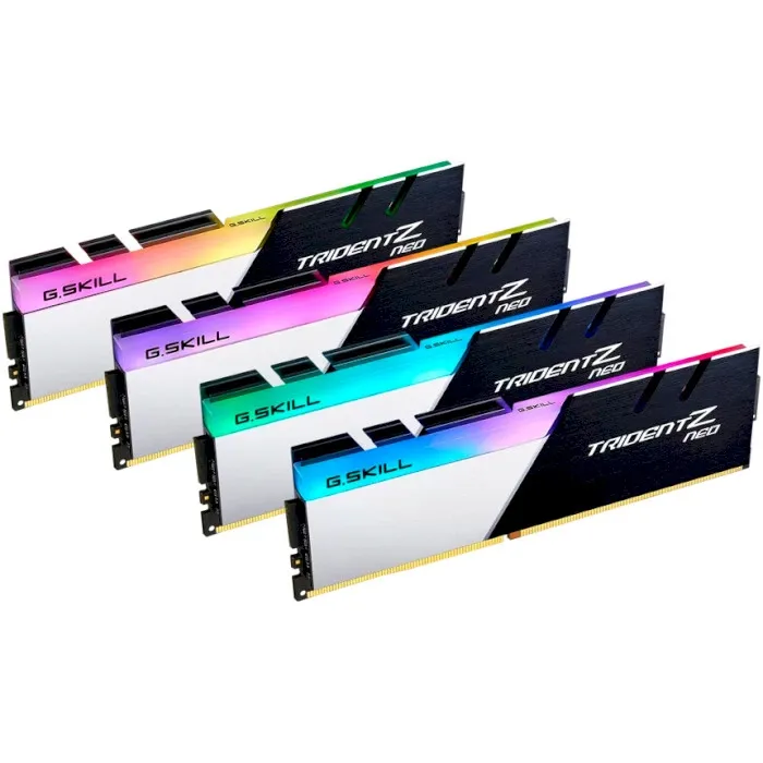 Оперативная память G.Skill 128GB (4x32GB) DDR4-3600 Trident Z Neo RGB (F4-3600C18Q-128GTZN)