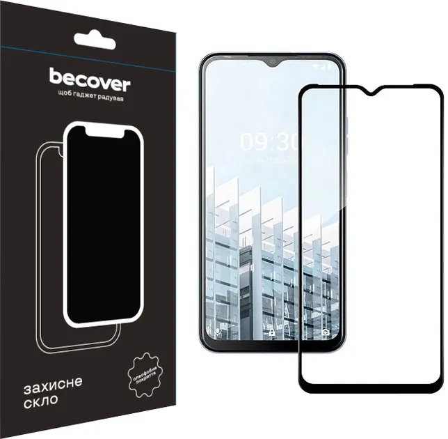 Захисне скло BeCover Tecno Pop 6 Pro (BE8) Black (708556)