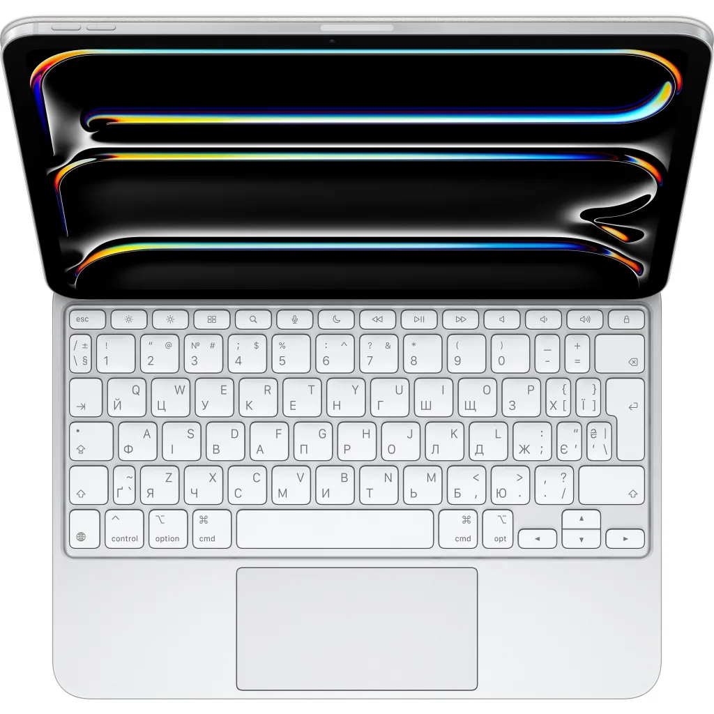 Обложка с клавиатурой Apple Magic Keyboard для iPad Pro 11-inch (M4) UA White (MWR03UA/A)