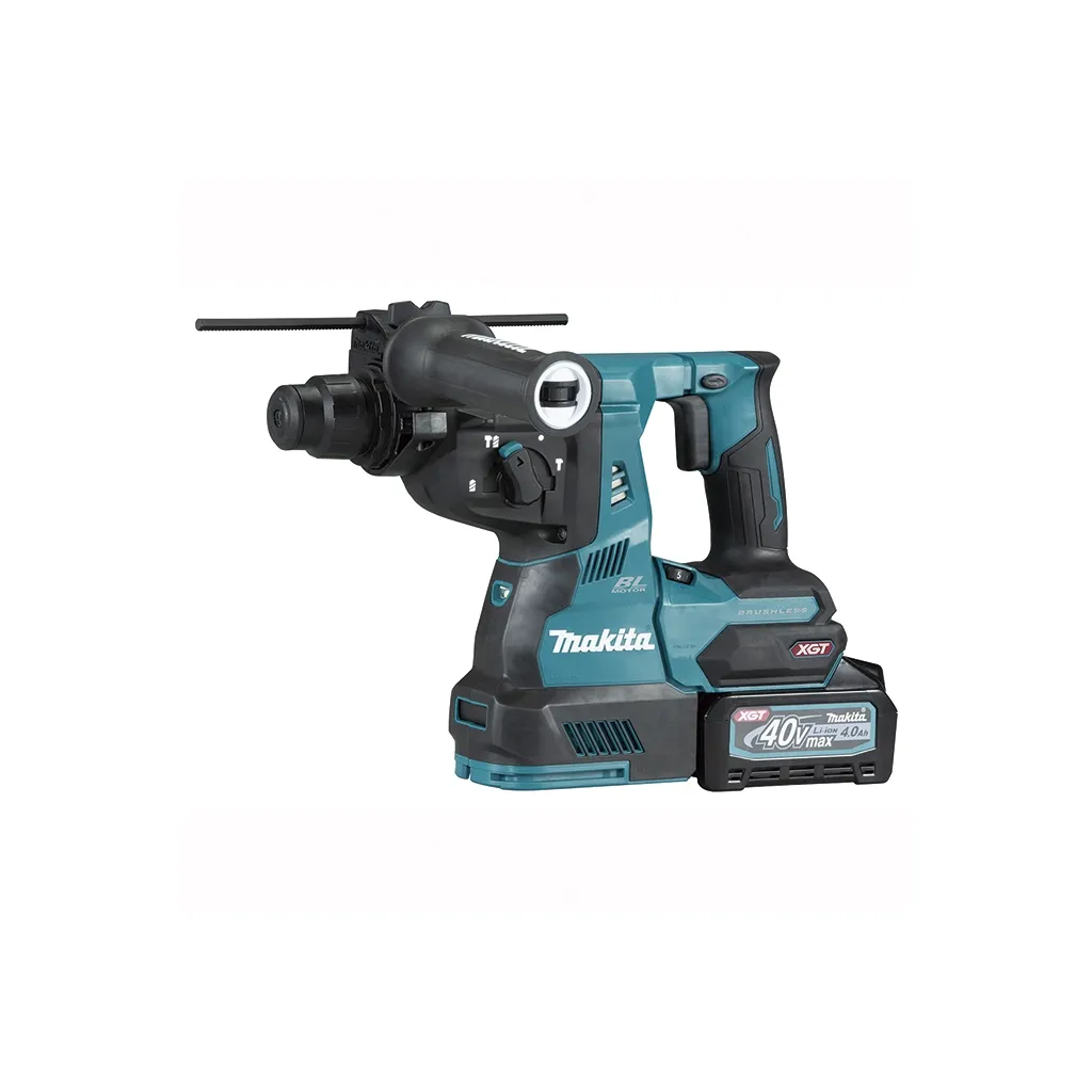 Перфоратор Makita HR003GM201 XGT, 40 V Max, 28мм, BL4040x2 шт, DC40RA, Makpac (HR003GM201)